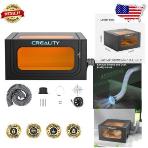 Fireproof Dustproof Laser Engraver Enclosure with Fan