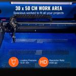 SIHAO 50W CO2 Laser Cutter and Engraver