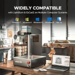 OMTech 50W Fiber Laser Marking Machine, 5.9"x5.9