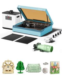 WECREAT Vista 10W Laser Engraver with AirGuard Fume Extractor