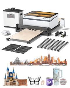 WECREAT 20W Laser Engraver with Conveyor Feeder