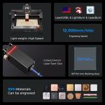 3.5W Mini Laser Engraver for Wood, Leather, Metal