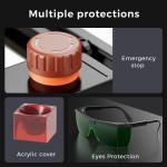 3.5W Mini Laser Engraver for Wood, Leather, Metal