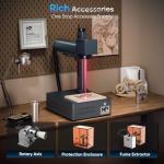 Monport 30W Fiber Laser Engraver with Red Dot