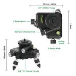 Huepar 360-Degree Laser Level Tripod Adapter