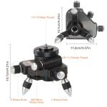 MUTOOP Laser Level Adapter with 360-Degree Base