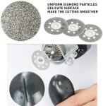 YEEZUGO 10-Pack Diamond Cutting Wheels for Dremel