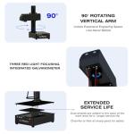 ComMarker B4 20W Fiber Laser Engraver with 2 Lenses