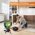 MUTOOP Laser Level Adapter with 360-Degree Base