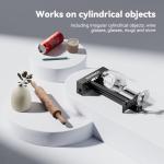 Adjustable Rotary Roller Lift Stand for Laser Engravers