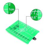 Huepar Magnetic Floor Laser Target Plate for Green Beams