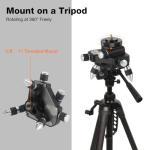 MUTOOP Laser Level Adapter with 360-Degree Base