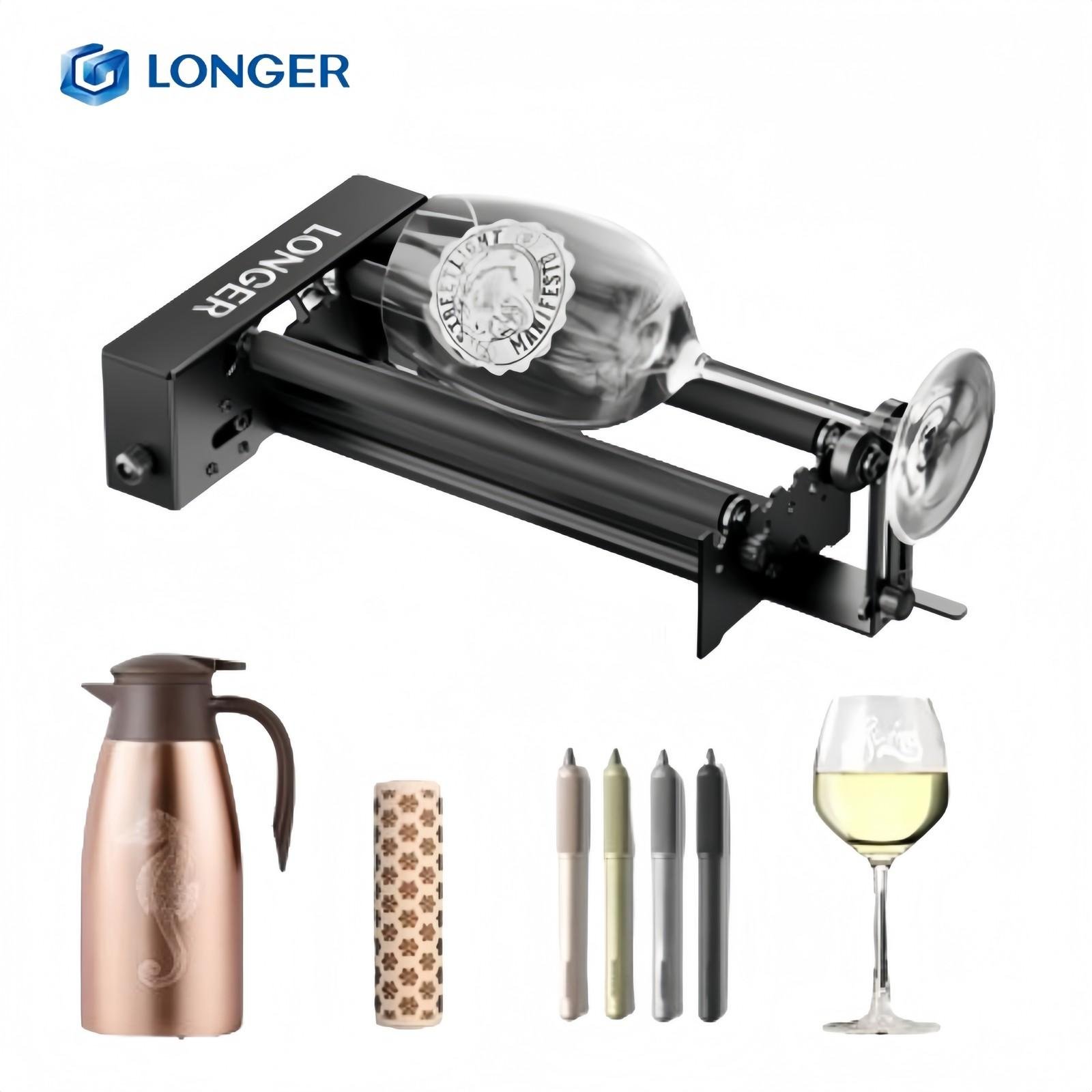 Longer Laser Rotary Roller Kit for Engraving