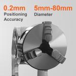 VEVOR 80mm Rotary Axis Tool for Laser Engraving