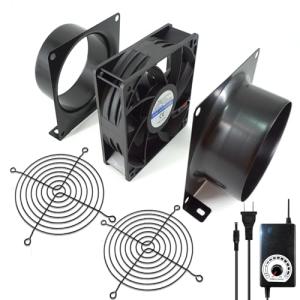 4" DC12V Exhaust Fan Kit for DIY Projects