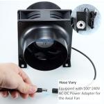 4" DC12V Exhaust Fan Kit for DIY Projects