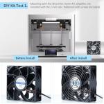 4" DC12V Exhaust Fan Kit for DIY Projects