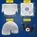 4in Fume Extractor with Blower Fan and Hose