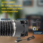 5in Air Exhaust Fan for Laser and 3D Printers