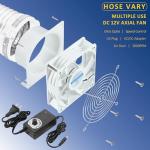 4in Fume Extractor with Blower Fan and Hose