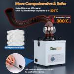 FumeClear 100W Low-Noise Solder Fume Extractor