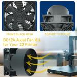 5in Air Exhaust Fan for Laser and 3D Printers