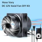 4" DC12V Exhaust Fan Kit for DIY Projects