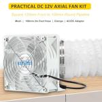 4in Fume Extractor with Blower Fan and Hose