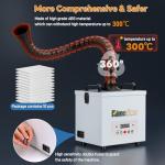 FumeClear 100W Laser Fume Extractor with Remote Display