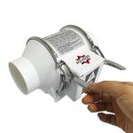 3-Inch Inline Vent Fan with Pipe for Laser Gear