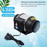 4-Inch Inline Duct Fan with Variable Speed Control