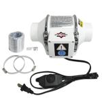 3-Inch Inline Vent Fan with Pipe for Laser Gear