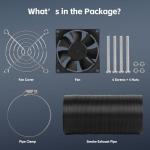 UniTak3D Smoke Exhaust Kit for Laser Engraving