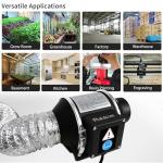 3-Inch Inline Duct Fan with Speed Controller