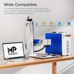 Monport 50W Fiber Laser Engraver with Rotary Axis
