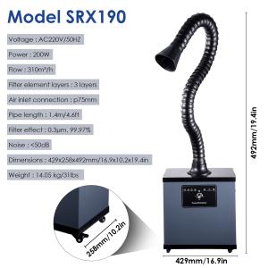 200W Pure Air Fume Extractor for Laser Engravers
