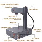 100W JPT Mopa Fiber Laser Engraver Machine