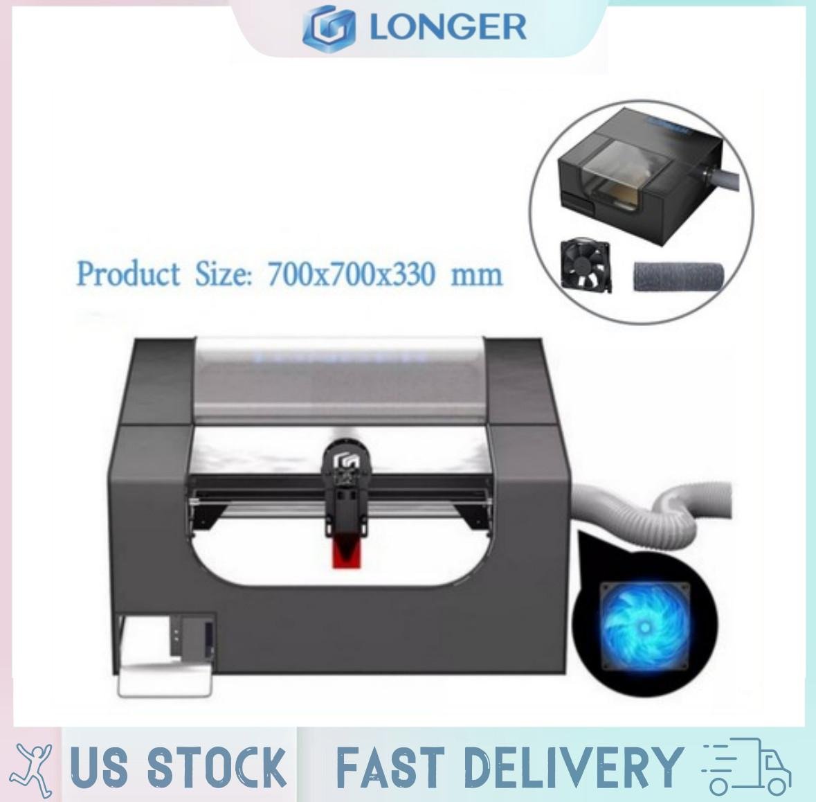 LONGER RAY5 Laser Engraver Enclosure with Fan