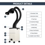 OMTech 150W XF-250 Laser Fume Extractor