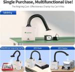 105W Laser Fume Extractor with 3-Stage Filters