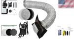 3-Stage Smoke Exhaust Kit with Adjustable Fan