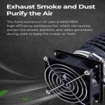 Creality Smoke Exhaust Kit with 4000RPM Fan