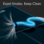 Laser Engraver Enclosure with Exhaust Fan and Pipe