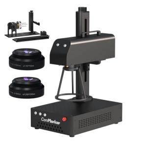 ComMarker B4 20W Fiber Laser Engraver with Rotary