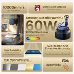 Monport GM 60W Mini Fiber Laser Engraver