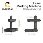 Cloudray 30W Portable Fiber Laser Engraver for Metal