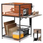 Laser Engraver Enclosure Table with Vent Fan