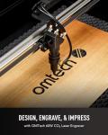 OMTech 60W CO2 Laser Engraver with LightBurn