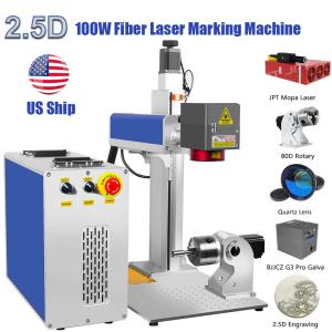 100W Fiber Laser Marking Machine for Metal Engraving