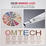 OMTech 60W MOPA Fiber Laser Engraver with Rotary